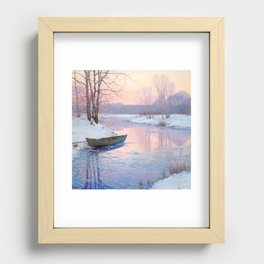 Frozen silence #1 Recessed Framed Print