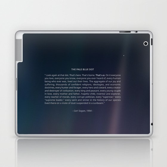 The Pale Blue Dot  Laptop & iPad Skin