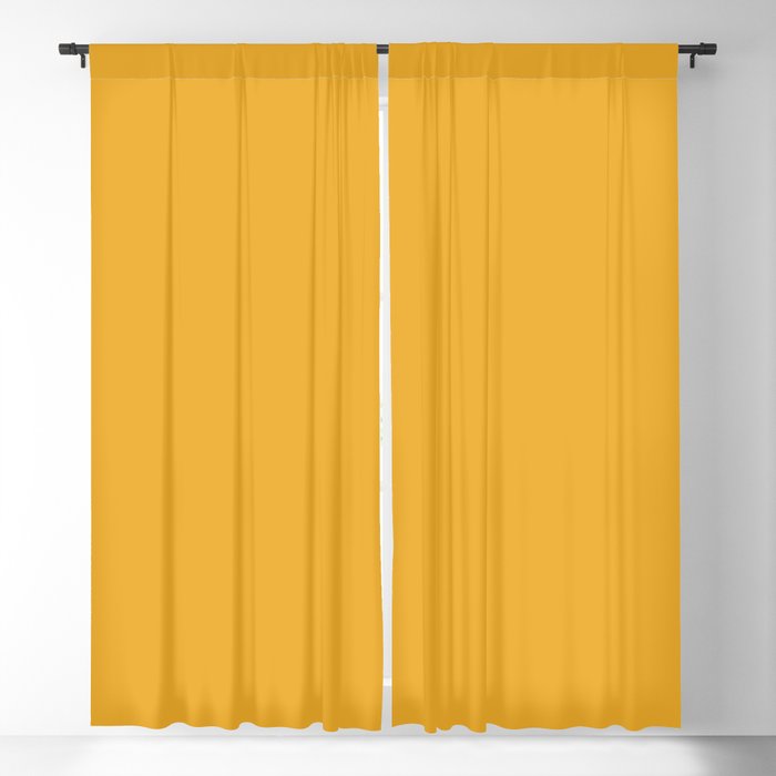 Bright Golden Yellow Pairs Coloro Mellow Yellow 034-70-33 / Accent Shade / Hue / All One Colour Blackout Curtain