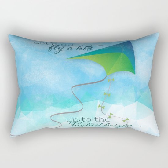 Let's Go Fly a Kite! Rectangular Pillow