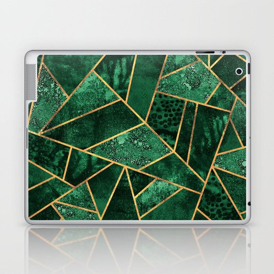 Deep Emerald Laptop & iPad Skin