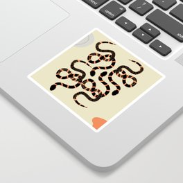 Snakes Print Sticker