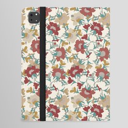 barn red mustard yellow cream harvest florals evening primrose flower meaning youth and renewal  iPad Folio Case