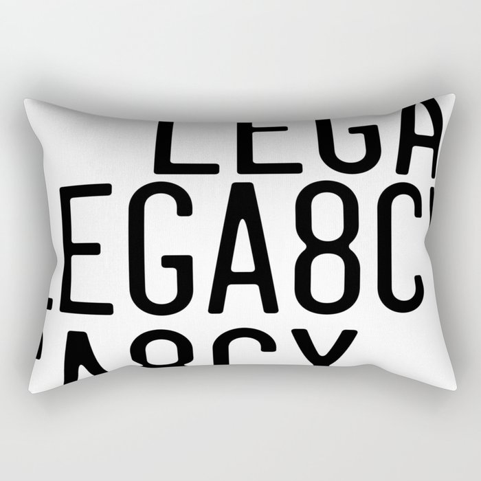 LEGA8CY BLK Rectangular Pillow