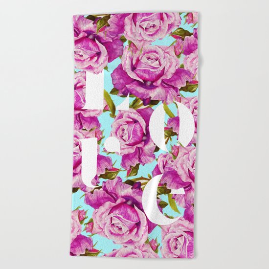Love #society6 #decor #buyart Beach Towel