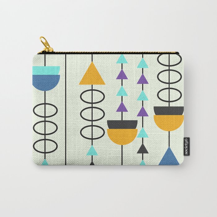 Kitty mid-century decor Carry-All Pouch