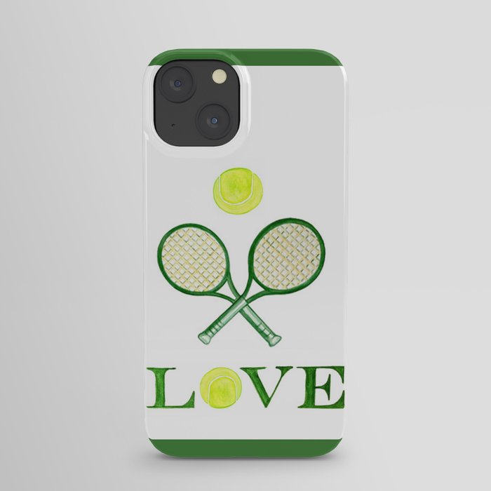 TENNIS LOVE iPhone Case