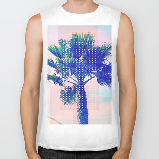 Palm tree Biker Tank