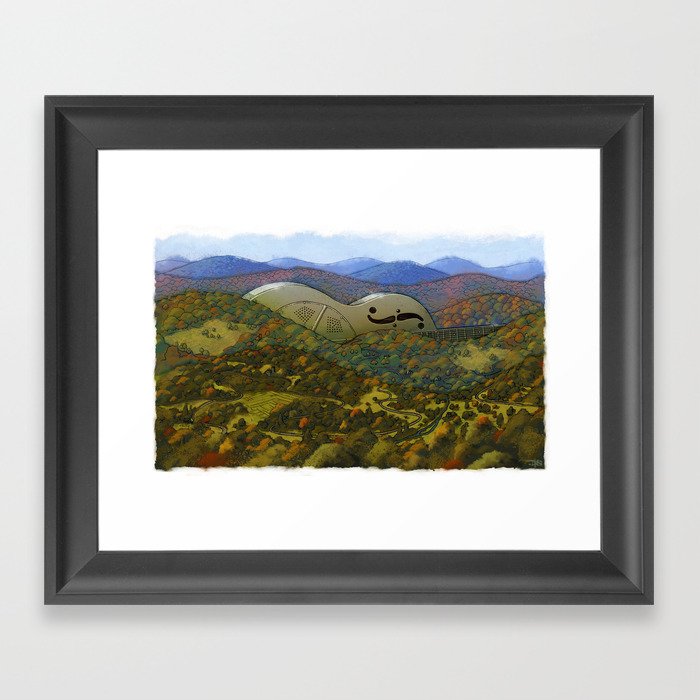 Mountain Music Framed Art Print