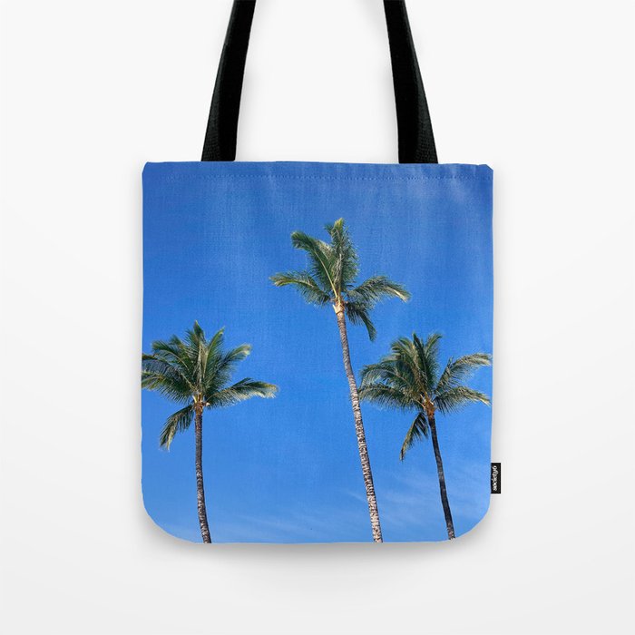 Three Little Palm Trees Tote Bag