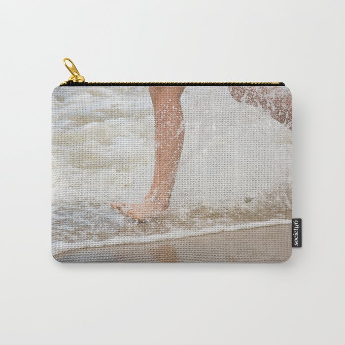 Running on the beach Carry-All Pouch