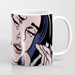 Roy Lichtenstein Drowning Girl Coffee Mug