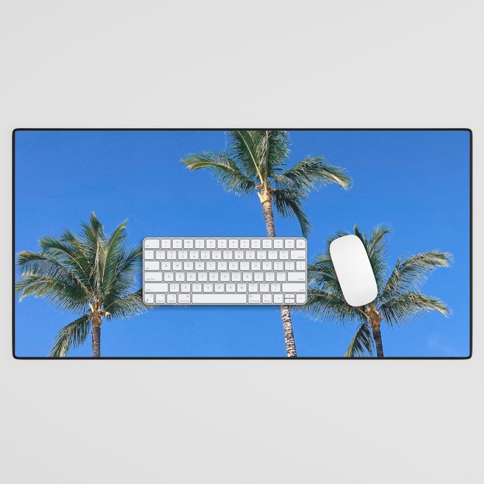 Three Little Palm Trees Desk Mat