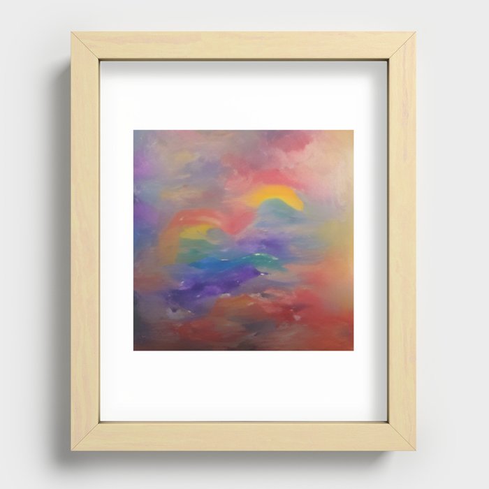 Pride Abstract Recessed Framed Print
