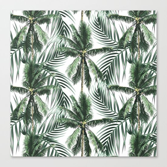 South Pacific palms Canvas Print