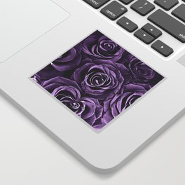 Rose Bouquet in Purple Sticker