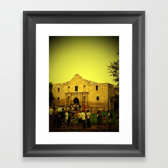 Remember the Alamo Framed Art Print