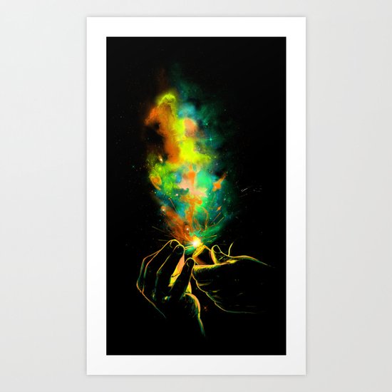 Light It Up! Art Print