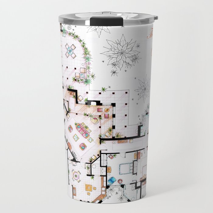 The Golden Girls House Floorplan V 2 Travel Mug By Nikneuk