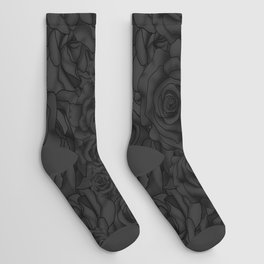 Black Roses Socks