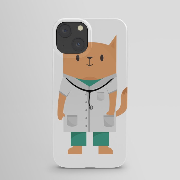 Doctor Cat iPhone Case