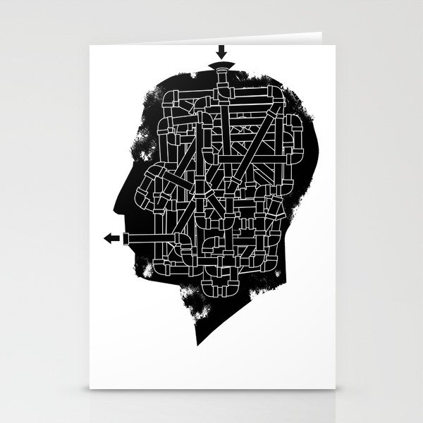 Pipe man Stationery Cards