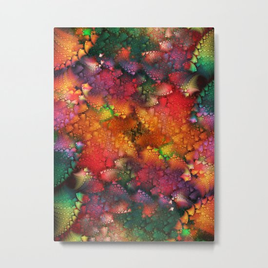 Dragon's tail pattern Metal Print