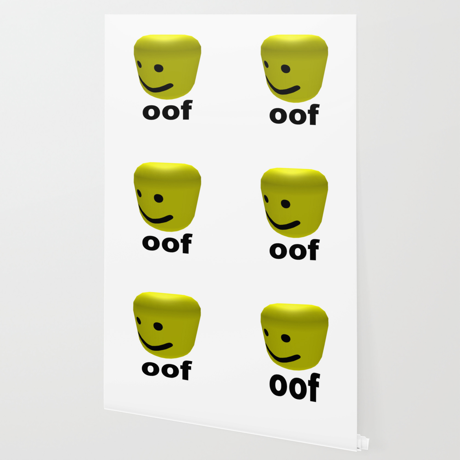 Roblox Oof Roblox Wallpaper By Devotchicken Society6 - why do people say oof from roblox