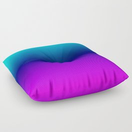 Aqua Ombre Floor Pillow