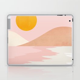 Abstraction_OCEAN_BEACH_SURF_Minimalism_001 Laptop Skin