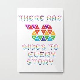 There are 20 sides to every story Metal Print | Storyteller, Dungeonmaster, 20Sideddie, D D, 20Sideddice, Gamemaster, Game, Graphicdesign, Story, Roleplaying 