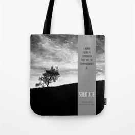 Henry David Thoreau - Solitude Tote Bag