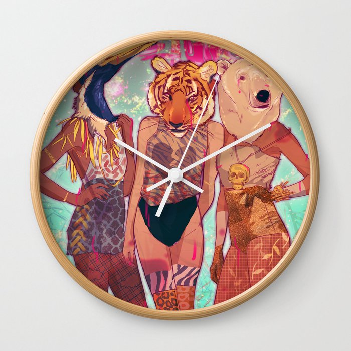 Die Young Wall Clock