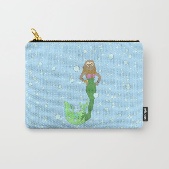 Sloth Mermaid Carry-All Pouch