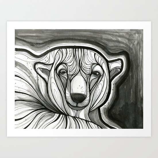 polar bear Art Print