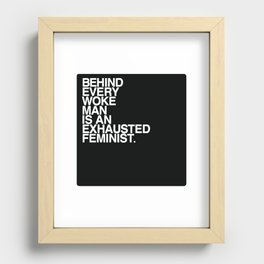 Are you woke? Recessed Framed Print