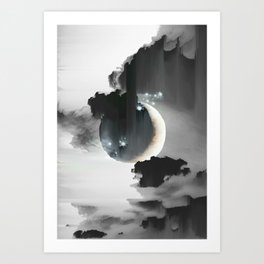Cloud Falls Art Print