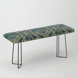 Art Deco Elegant Gatsby Style Bench