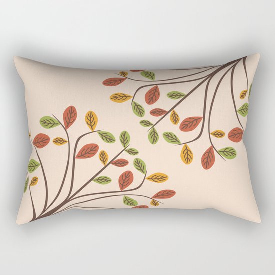 Autumn Trees Rectangular Pillow
