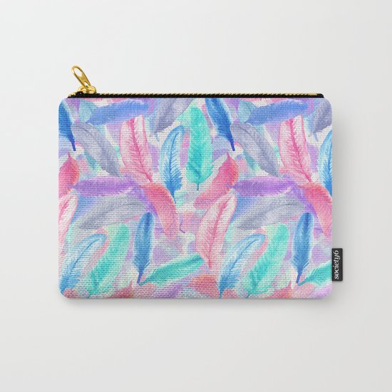 Falling Feathers Carry-All Pouch