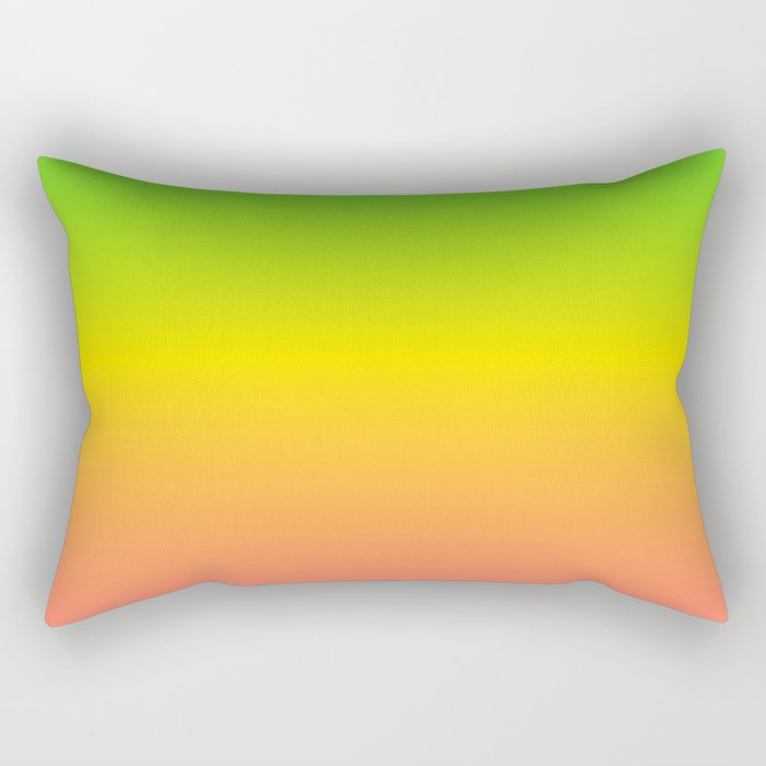 Neon Spring Rectangular Pillow