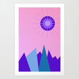 shapes -b- Art Print