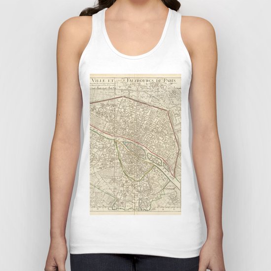 PARIS Unisex Tank Top