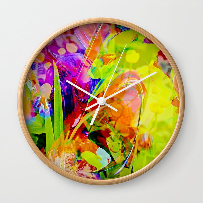 Nature Abstract 2 Wall Clock