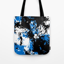 Blue, Black & White #1 Tote Bag