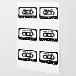Best Of 1986 Cassette Tape Retro Wallpaper