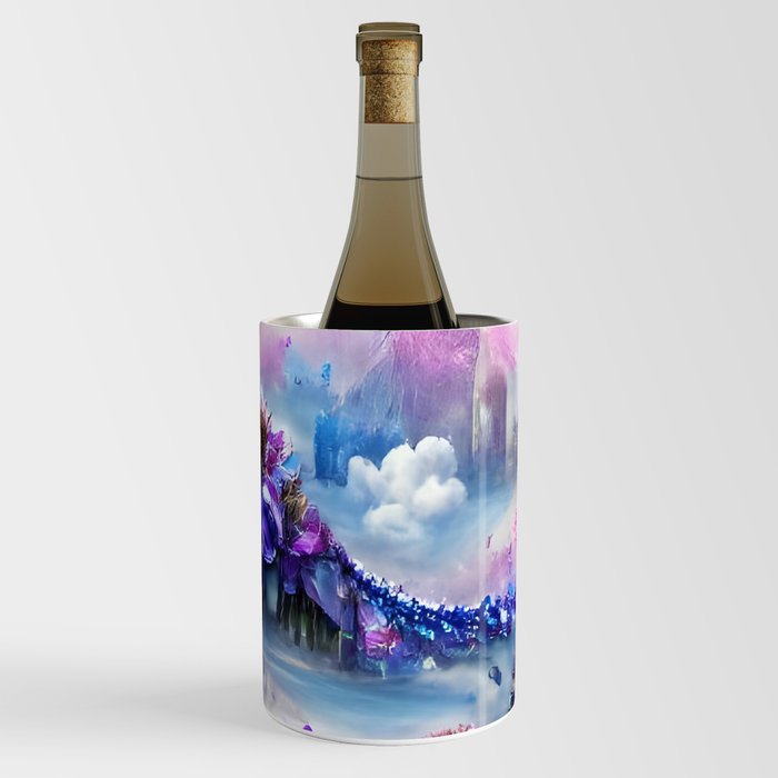 whimsical floral fairy land Wine Chiller