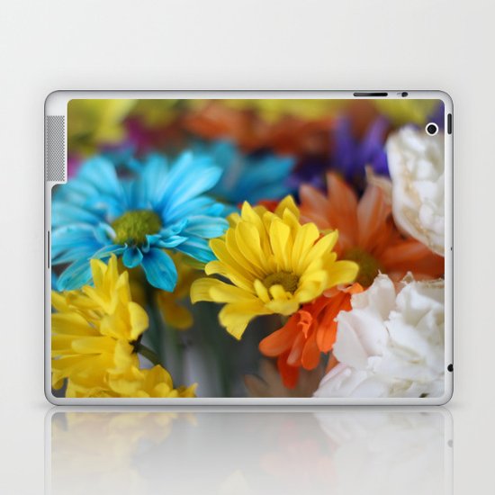 colorful flowers Laptop & iPad Skin