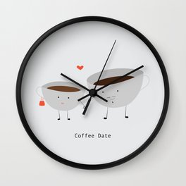 Coffee Date Wall Clock