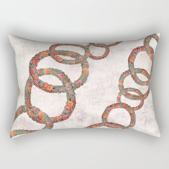 Woman in chains Rectangular Pillow